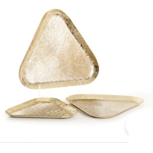 Plat de service pour la décoration de table de mariage, ensemble de trois plateaux de service multifonctionnels pour la restauration - Product Image 5