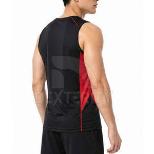 Venta al por mayor de fábrica: Camisetas sin mangas personalizables para entrenamiento casual, transpirables, de punto, de secado rápido y ecológicas. - Product Image 6
