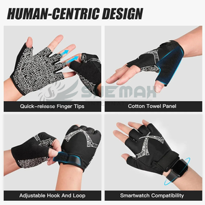 Gants de course à doigts complets approuvés coussin de gel en maille respirante pour le sport pour la moto vélo équitation cyclisme écran tactile - Product Image 5