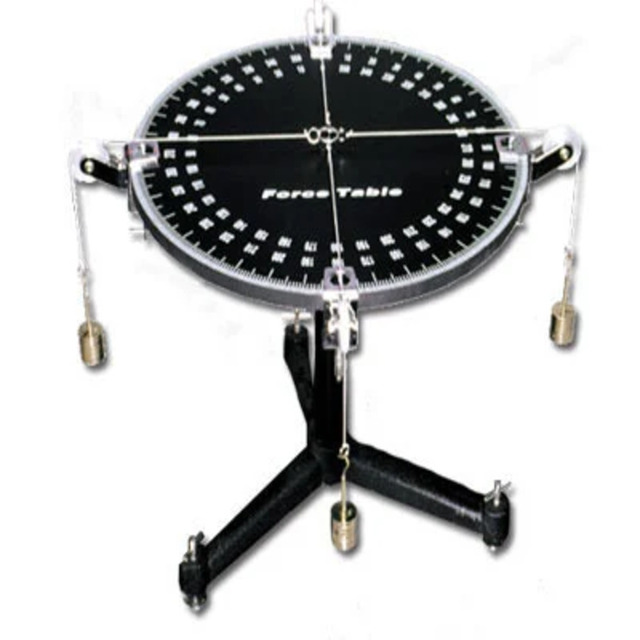 Universal Force Table Apparatus | Vector Resolution & Equilibrium Experiment Equipment | Physics Laboratory Educational Science