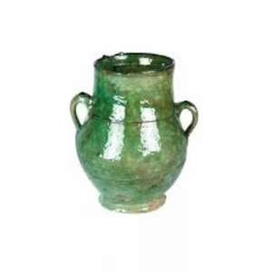 เครื่องปั้นดินเผาทามเกรตูร์ตทำมือจากโมร็อกโก เคลือบสีเขียว งานฝีมือเซรามิก ชามวินเทจ งานฝีมือเบอร์เบอร์ ของตกแต่งบ้าน ของขวัญ - Product Image 1