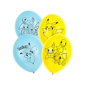 Palloncini in lattice Pokemon 27,5 cm 6 pezzi Decorazioni per feste - Product Image 2