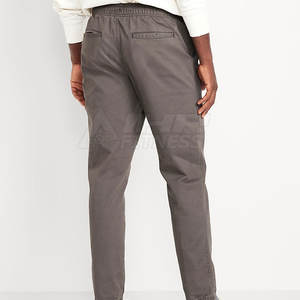 Meilleures ventes Pantalons de jogging en toile pour homme Séchage rapide Léger Style décontracté Taille moyenne Fabriqués sur mesure avec le meilleur prix Service OEM - Product Image 3