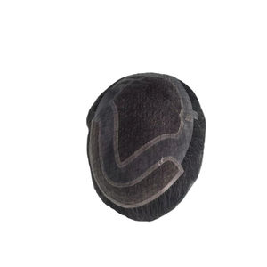 Peluca de Cabello Humano Virgen Remy Indio, Tupé con Ondas Naturales, Trama Única para Prótesis Capilares de Encaje - Product Image 3