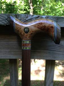 BAVE Price Canne en bois réglable avec nœuds multiples Bâton de marche en bois solide pour les aînés par Standard International - Product Image 2