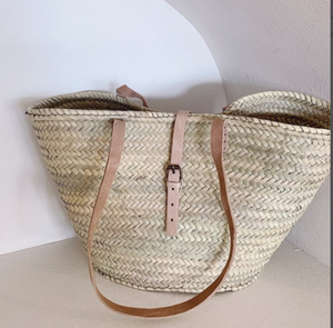 Cesta de Mercado Francesa de Alta Calidad | |   Cesta Tejida | |   Cesta de Paja - Product Image 1