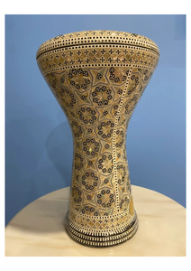 Gawharet El Fan Star Geometric pour Darbuka Doumbek en aluminium, mosaïque artisanale - Product Image 5