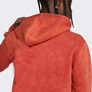 Survêtement de sport ajusté délavé à l'acide pour homme, style urbain streetwear, avec sweat à capuche, design OEM délavé à l'acide - Product Image 6