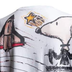 Camiseta Gráfica de Arte para Hombre y Mujer, Diseño de Boceto Pintado a Mano, Camiseta Holgada de Algodón, Ropa Urbana Creativa - Product Image 5