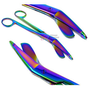 Ciseaux à bandage Lister en acier inoxydable Ciseaux d'infirmière incurvés Ciseaux de traumatologie de premiers soins | Outils chirurgicaux certifiés CE OEM - Product Image 5