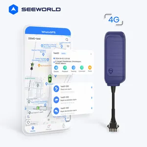SEEWORLD في الوقت الحقيقي 4G تتبع السيارة للماء GSM GPRS جهاز تعقب GPS متوافق مع WhatsGPS
