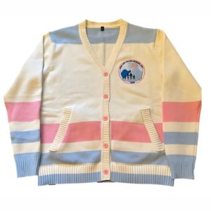 New Custom Wool <b>Sweater</b> Design Greek Jack and Jill of America 1938 Knitted Embroidered <b>Cardigan</b> College Greek <b>Sweater</b> for Women - Product Image 2