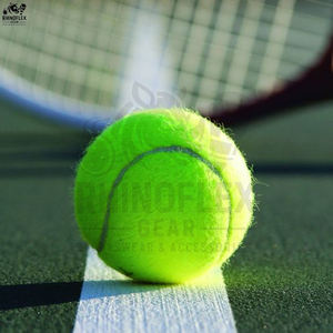 Nouveauté, logo personnalisé OEM, balles de tennis de haute qualité, écologiques, professionnelles, avec couleur et taille personnalisées, fabriquées au Pakistan - Product Image 5