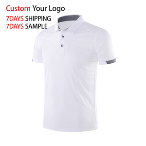 Polo de Piqué de Poliéster Sólido de Alta Calidad para Hombre, con Bolsillo Tejido Casual, para Bordado Personalizado, de Secado Rápido, Ideal para Golf y Equitación - Product Image 2