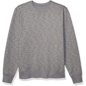 Personalizado 2025 nuevo estilo Sudadera de cuello redondo hombres sudadera Lisa cuello redondo sudadera hombres de talla grande hombres básicos sudaderas - Product Image 1