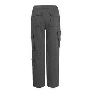 Pantalones cargo con logotipo personalizado, pantalones deportivos para correr para mujer, pantalones vaqueros bajos holgados, pantalones vaqueros de mujer de último estilo - Product Image 4