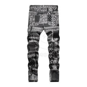 Pantalones Vaqueros Estampados para Hombre, Jeans de Moda, Ropa Casual Urbana, Estilo Moderno, Uso Diario, Look Moderno para Hombre - Product Image 2