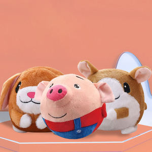 Jouet pour chien Red Pig Electric Jump Bouncing Ball, jouet pour animaux de compagnie écologique, moderne, en peluche, interactif, multifonctionnel - Product Image 5