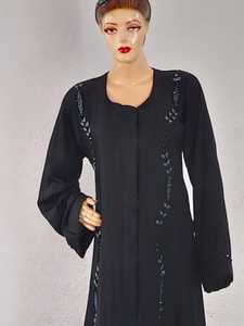 Handwork Zardozi เสื้อผ้าอิสลามของผู้หญิงเสื้อผ้ามุสลิมแบบดั้งเดิมและอุปกรณ์เสริมชุดเสื้อมีฮู้ด - Product Image 5