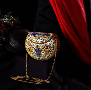 Pochette femme argent pochette pour femmes mariage pochette sac à main chaîne sac à main sac à bandoulière avec strass - Product Image 4