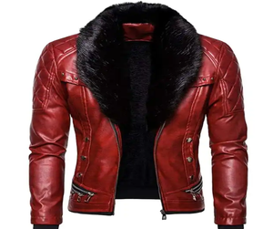 Blouson de moto en cuir de haute qualité pour hommes, sur mesure, nouveau design, blouson de moto en cuir, blouson tendance pour hommes - Product Image 1
