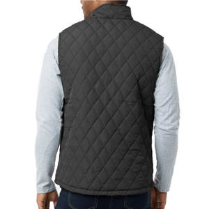 Nouveau design, logo personnalisé, veste bouffante sans manches pour hommes, produit très vendu, veste légère à capuche chaude en polyester - Product Image 3