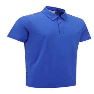 เสื้อโปโลแขนสั้นปักลายด้วยผ้ายีนส์เนื้อผ้าสแปนเด็กซ์กันความชื้น - Product Image 2