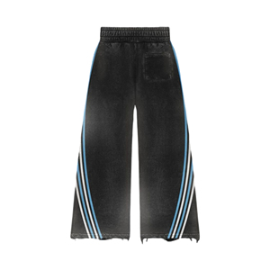 Track Suits for Men Fashion Sweat Pants and Hoodie Set Pullover Customize <b>Stitch</b> Acid Washed Hoodies for Men's Breathable - Product Image 5