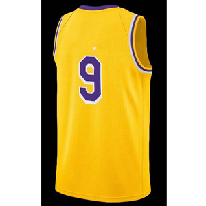 Camisetas de verano, ropa deportiva, camiseta de baloncesto Laker, camiseta de baloncesto sublimada al por mayor OEM, logotipo impreso bordado personalizado - Product Image 5