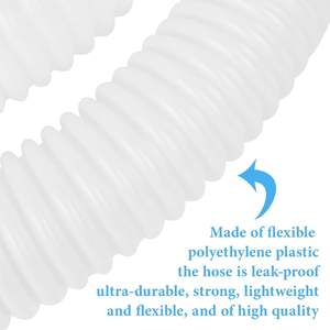 <span class=keywords><strong>Tuyau</strong></span> de remplacement de pompe de <span class=keywords><strong>piscine</strong></span> <span class=keywords><strong>pour</strong></span> piscines <span class=keywords><strong>hors</strong></span> <span class=keywords><strong>sol</strong></span> compatible avec la pompe de filtre Intex 607, 637, 1 000GPH 59 pouces de long 1.25 pouces - Product Image 4