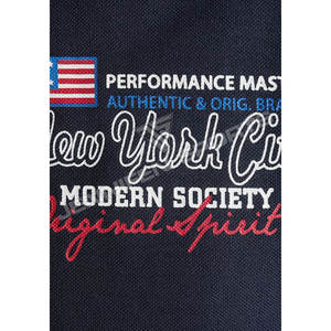 Camiseta Polo de uniforme con estampado completo y logotipo personalizado, camiseta Polo de hombre de punto sostenible de alta calidad para ropa de golf - Product Image 2