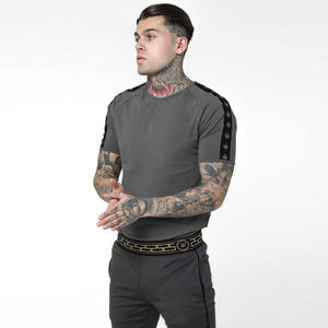 T-shirt décontracté à manches courtes en coton French Terry 230GSM, haut de gamme, pour l'été, personnalisable, OEM, marque privée, fournisseur d'usine - Product Image 1