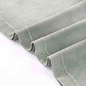 Camiseta de Hombre de Algodón 100%, Cuello Redondo, Manga Corta, Talla Grande, Tejido Ligero de Punto, con Estampado de Bambú Sólido, Personalizable - Product Image 4