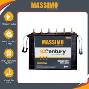 Batería Tubular Alta MASSIMO de 320 Ah y 12 V, Fabricada en India, Calidad Excepcional, Solución de Energía de Plomo-Ácido para Compradores Globales al por Mayor - Product Image 2