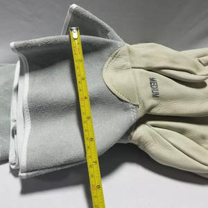 Gants de soudage en stock Gants de soudage en cuir de conception personnalisée isolés résistants aux coupures thermiques Gants de travail de sécurité BAS quantité minimale de commande - Product Image 2