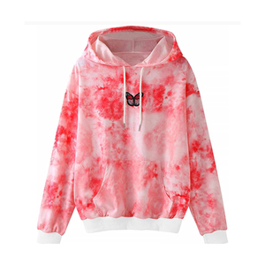 Vente en gros de sweats à capuche zippés pour femmes manches longues automne sweats surdimensionnés polaire 100% coton fermeture éclair complète Street Wear sweat à capuche - Product Image 1