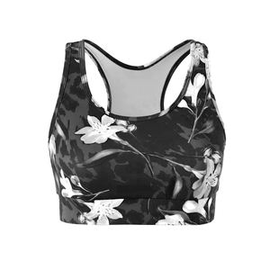 Soutien-gorge de sport floral sublimé, soutien-gorge confortable et respirant avec un design floral élégant, parfait pour la salle de sport, la course à pied et les vêtements décontractés. - Product Image 3