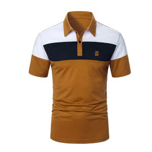 เสื้อโปโลถักสำหรับผู้ชาย, เสื้อกีฬาระบายอากาศได้ดีเหมาะสำหรับเล่นกอล์ฟกลางแจ้งฤดูร้อน - Product Image 1