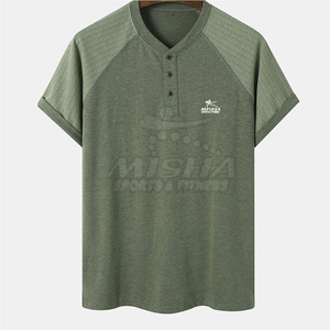 Verano temporada algodón fácilmente lavado hombres camisetas 2023 manga corta hombres camiseta para la venta - Product Image 1