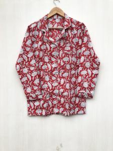 Ensemble pyjama femme, motif floral indien, ensemble pyjama imprimé, tenue de nuit, tenue de soirée, cadeau de Noël pour elle - Product Image 2