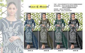 Salwar Kameez de luxe indien pakistanais brodé costumes pour les femmes pour les mariages et fêtes au prix de gros - Product Image 5