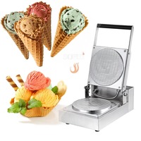 Gaufrier à cône commercial pour hôtel Machine à cône de crème glacée 220V facile à utiliser pour la boulangerie