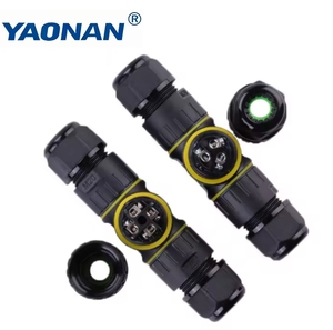 Nouvelle boîte de jonction électrique étanche IP68 3P, en forme de T, 3 voies, connecteur de câblage électrique pour connexion extérieure - Product Image 2