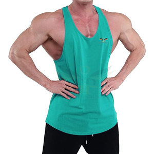 Venta directa de fábrica Chaleco de tirantes de fitness personalizado para hombres para levantamiento de pesas y ejercicio Camisetas sin mangas para hombres - Product Image 1