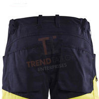 Shorts de travail haute visibilité avec logo personnalisé disponibles pour la sécurité routière, l'entrepôt et la construction