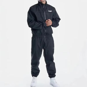 Coupe-vent de jogging en nylon personnalisable pour hommes Survêtement d'entraînement de couleur contrastée Coupe-vent en néoprène pour enfants Couleur contrastée - Product Image 5