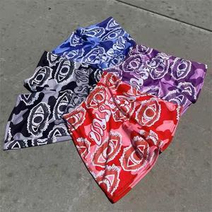 Short en maille de polyester 100% sur mesure pour hommes été décontracté motif solide sublimation complète et short avec logo sérigraphié - Product Image 5