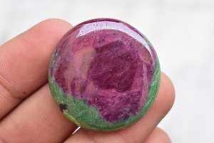 Zoisita-cabujón de rubí brillante, Gema de Rubí, Gema de Rubí, venta al por mayor - Product Image 6