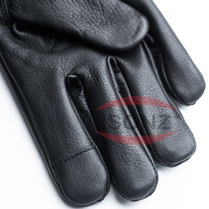 Guantes de Invierno Negros 2026 Hechos en Piel de Oveja, Cordero y Cabra con Forro Cálido - Product Image 2