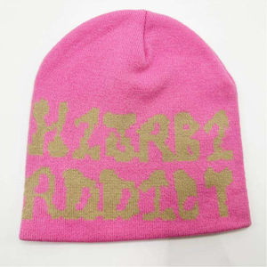 Bonnet tricoté d'hiver unisexe Y2K avec logo personnalisé nouvelle mode 100% bonnet en acrylique pour la méthode d'impression de bouffée de voyage - Product Image 5